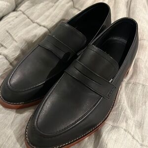 Men’s Nisolo Black Leather Loafer, Size 10